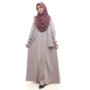 Bani Batuta - Gamis / Dress Muslim Wanita Dewasa Lengan Panjang Dresslim Couple Dalgona Exclusive