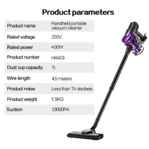Cordless Vacuum Cleaner Charging Portable Car Vacuum Cleaner 2023 New Cordless High Power and High Power Bed Sheets and Curtains Removal and Cleaning of Mites