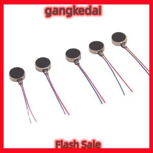 Gangke 2 pcs 1027 Mini rung động cơ DC 3V 12000rpm đồng xu phẳng loại nút Micro DC rung động cơ cho điện thoại di động điện thoại di động máy nhắn tin