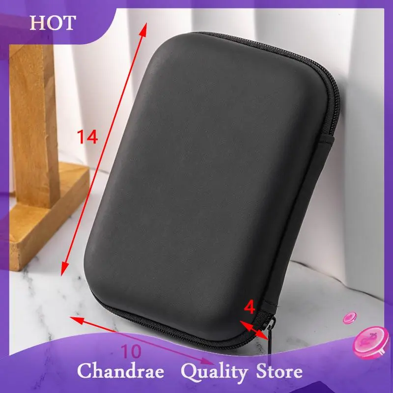 [Chandrae] Portable Mini 3C Hard Digital Gadgets Storage Bag Artificial Leather Earphone Charger Case Data Cable U Disk Organizer