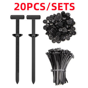 20/50/100pcs Multifunctional Zip Tie Clips Fasteners Engine Undertray Universal Clip-on Zip Tie Buckles Car Repair Tool Body Fastener