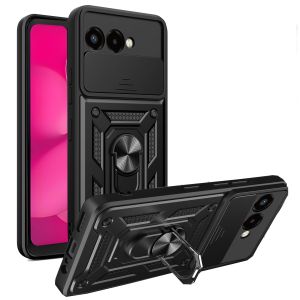 Military Armor Case For T-Mobile Revvl 8 5G Cover Lens Protection Ring Stand Holder Coque Fundas