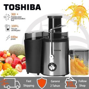 Juicer Blender 800W 2 Gear Whole Fruit Vegetable Centrifugal Juice Extractor Automatic Pulp Mixer Machine
