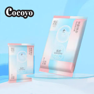 Cocoyo 36pcs Pet Wet Wipes / Dog Cat and Rabbit Wipes / Wet Tissues / Pet Wet Tissue Essential oil protection and mite removal are increased large size