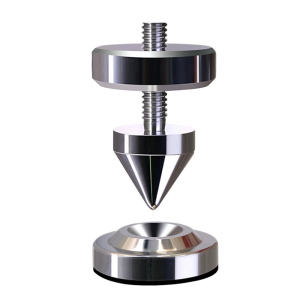 Stainless Steel Vibration Isolation Feet For Amplifiers Sound Feature Anti Slip Pad And High Load Capacity