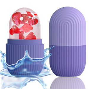 Facial Ice Roller Face Massage Silicone Ice Cube Mold for Face Beauty Face Massage Roller for Eyes Neck Skin Care Accessories