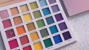 Eyeshadow Palette - Bold Color Cosmetics with Chunky Glitter & Matte Long-Lasting Performance