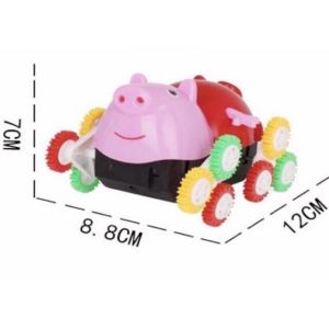 [MUA 2 GIẢM 5%]Đồ Chơi Xe Nhào Lộn 12 Bánh Lật Xoay 360 Độ Khi Gặp Chướng Ngại Vật Xe Đồ Chơi Vượt Địa Hình Cho Bé Dùng Pin (Tặng Kèm)