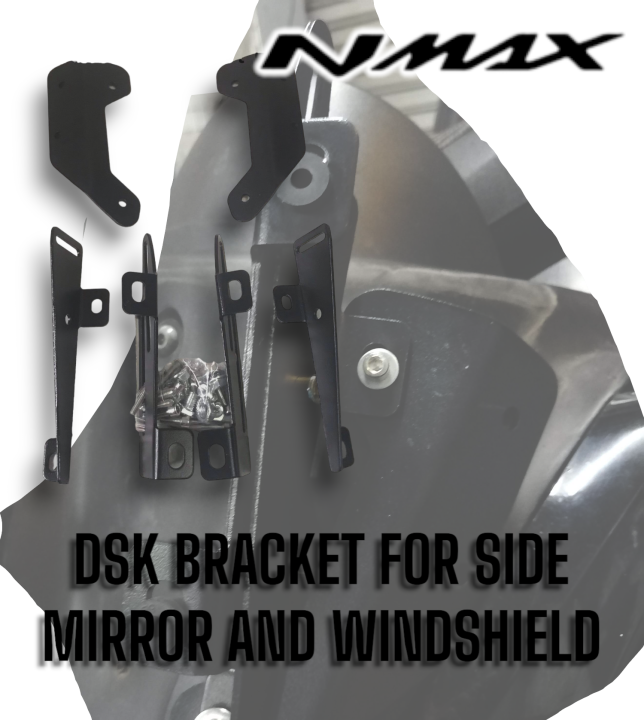 NMAX Bracket for Side Mirror and Windshield NMAX V1 Bracket DSK BMA Buks Motor Accessories