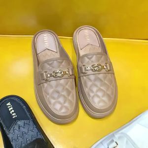 [Free Shipping] WomenS Slip-On Mules With Closed Toe Non-Slip Flat Low-Heel Easy-To-Wear Summer Sandals