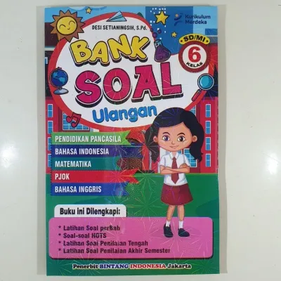 Buku Bank Soal Ulangan Lengkap Untuk SD/MI Kelas 1-6 Kurikulum Merdeka Semester 1 &2 Full