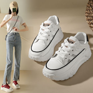 4cm Matsuke Bottom Leather Hole Womens Wedge Sandals 2023 New Korean Thick Sole Hollow Sandals