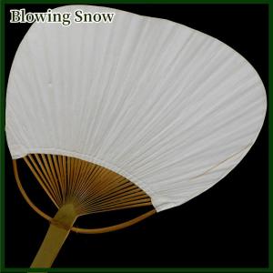 Blowing 1PC สีขาวพับกระดาษหรูหรามือแฟนแต่งงานพรรคโปรดปราน