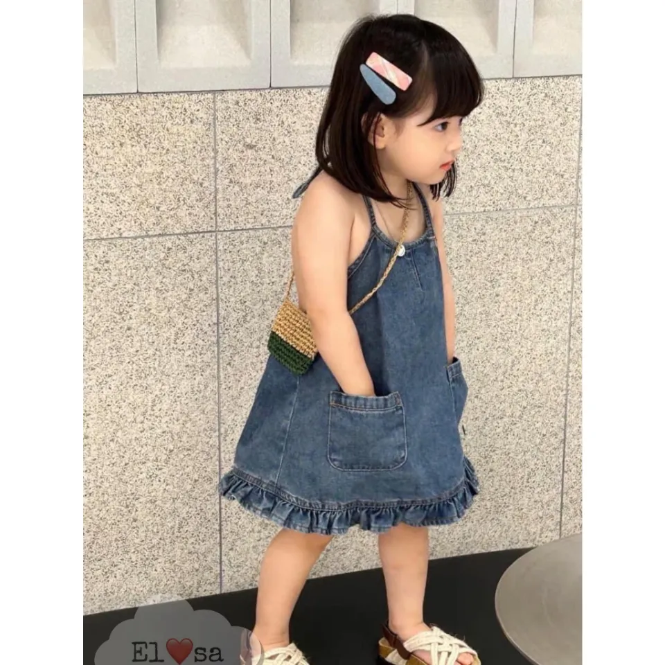 Yếm váy Jean cho bé – DoChoBeYeu.com