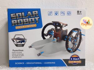 1.[SEDIA STOK ADA]Playkidzz mn s 🤖13 in 1 DIY Solar Robot Educational Kit /Projek RBT KSSR KSSM- 13合1太阳能机器人益智玩具/教育玩具/太阳能☀