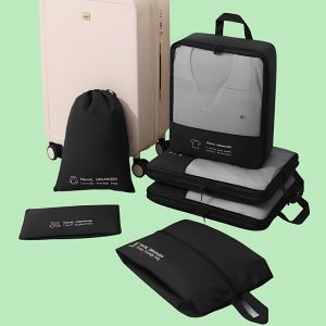 Space-Efficient Compression Travel Bag Set for Clothes 6-Piece RH2534