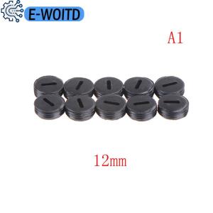 E-WOITD 10Pcs Black Carbon Brush Holder Cap Brushes Cover 13 14 15 16 18 20 22mm