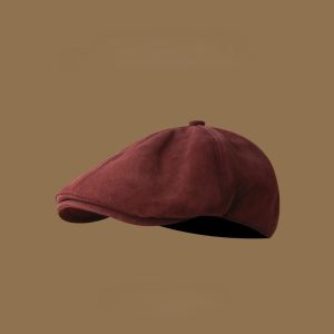 UNIITY Retro Forward Hat Classic Adjustable British Hat Casual Imitation Suede Timeless Ivy Cap Autumn Winter Wear