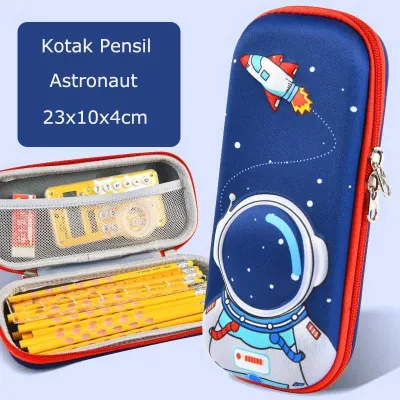 Tempat Pensil Aesthetic 3D Tempat Pensil Anak Laki Laki Waterproof Kotak Pensil Anak Perempuan Alat