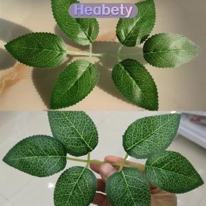 Heabety  10 30 50 Lá Hoa Hồng Nhân Tạo cây xanh giả hoa hồng lá thủ công tự làm