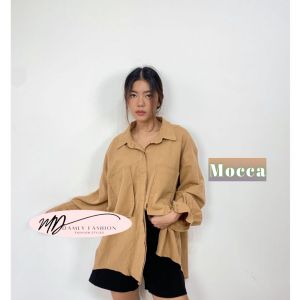 Niki Shirt 2001 - Kemeja Oversize linen 2 Pocket - Kemeja Linen Crinkle - Crinkle Linen Shirt - Kemeja lengan panjang