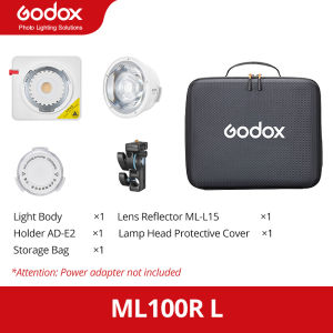 Godox ML100R Full-Color LED Video Light RGB 1800K-10000K Portable Pocket Fill Light App Control 14 Effects For Outdoor Shoot Photography Live