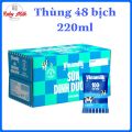[Date 6.2025] Thùng 48 bịch sữa tươi Vinamilk 220ml. 
