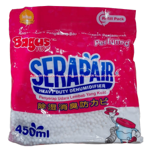 Bagus Serap Air 450ml Pink Perfumed Bamboo Arang Anti Lembab Penghilang Bau Lembab Jamur isi Ulang Bagus SerapAir Refill