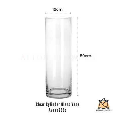 Tall vase for flower arrangements | Large Vase | Glass Vase | Tall Glass Vase | Pussy Willow Vase Avase247