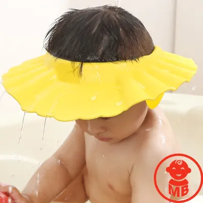 Mũ Gội Đầu Chắn Nước Có Bịt Tai - Mũ Tắm Chống Thấm Nước Cho Bé