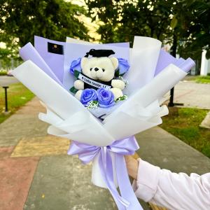 Buket Bunga Wisuda Kado Wisuda Hadiah Wisuda Buket Bunga Boneka Wisuda Graduation Gift Kado Graduation