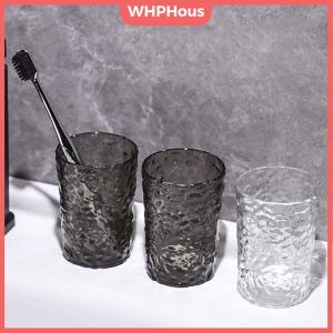 WHPHous Plastic Mouthwash Toothbrush Cup With Handle Home Bathroom Tumblers Portable Mug Transparent Toothbrush Holder