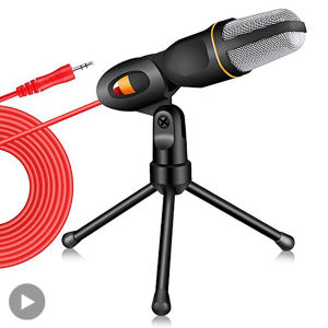 Micrô có dây ngưng tụ chuyên nghiệp cho PC Karaoke Phòng âm thanh chơi game Hệ thống máy hát âm thanh Bộ dụng cụ phát trực tiếp Game thủ2026