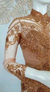set kebaya ibu hajat kebaya pesta murah + longtorso dan rok prisket