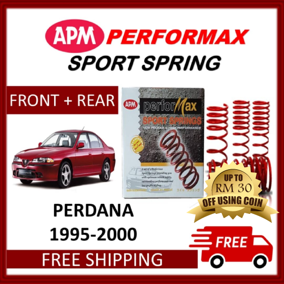 APM PERFORMAX PROTON PERDANA V6 LOWERED COIL SPORT SPRING Lazada