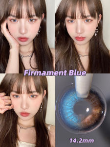 Mrs.H Popular Fashion 2Pcs Graded(1.00~-8.00) Green Blue Purple Colored Contact Lens With Power   Hydrogel Soft 14.2mm Contacts lens美瞳销库存Free lens case