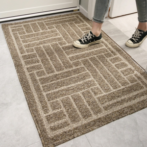 Dust Removal Door Mat Hallway Entrance Floor Mat Non-Slip Foot Mats Wear-Resistant Doormat Bedroom Carpet for Indoor or Outdoor Use