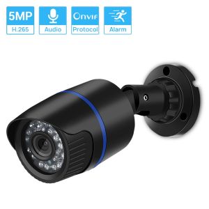 Hamrol IP Camera With Audio Recorrd 5MP 3MP 2MP Email Alert XMEye P2P Motion Detection RTSP 48V POE Surveillance Camera CCTV