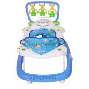 รถหัดเดินเด็ก รถเด็กหัดเดิน รถนั่งหัดเกินเด็ก รถเด็ก ปรับระดับได้ (มีเสียงดนตรี+ โมบายของเล่น) (สินค้าคุณภาพ อายุการใช้งานยาวนาน)