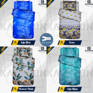 Sarung Kasur Busa Resleting 160x200x5 160x200x10 160x200x20 No 2 Motif Karakter Dan Polos Aesthetic