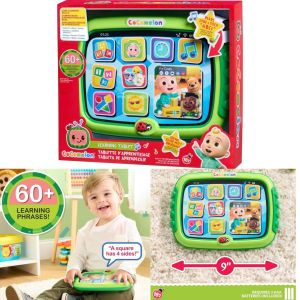 Authentic Just Play CoComelon Learning Tablet 60+ Learning Phrases Sing-Along to The Alphabet Song Kids Toys for Ages 18 Month