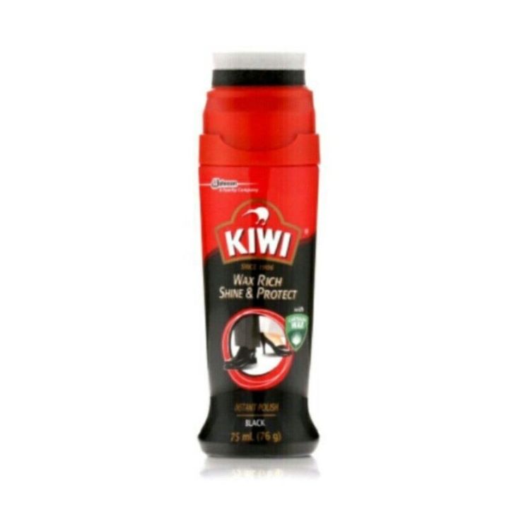 Kiwi Shoe Polish Boot Polish Wax Shine Black And Dark Tan Protects & Nourishes E - Foto 9