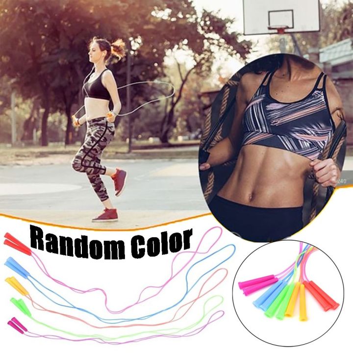 10PCS Rainbow Jump Rope Jump Rope Set Weight Skipping Rope Jump Rope