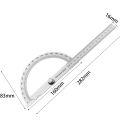 Penggaris Busur Derajat 180 Derajat Stainless Degree Protractor Penggaris Busur Alat Ukur Sudut. 