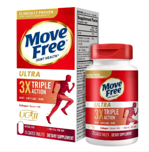 Schiff Move Free Ultra Triple Action Joint Supplement 75 Tablets USA / Improve Triple Comfort /Maintain Knee Joints / Prevent Joint Diseases
