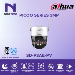 [SIRIM APPROVED] DAHUA PICOO A2 3MP Wireless CCTV WiFi Camera (DH-P3AE-PV)