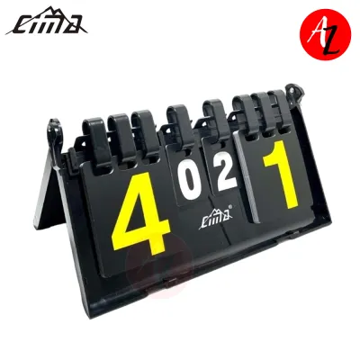 Cima Multifunction Table Scorer Professional PVC Badminton Football Volleyball Competitions 4 Digit Sports Scoreboard