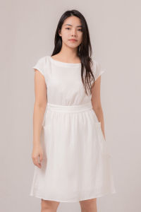 RIMINI -  Dress Cewe Remaja Simple Chrismast Midi Katun XS-XL- Florie Dress 66008