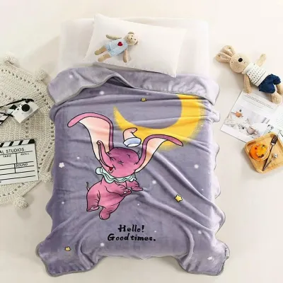 Chăn tuyết vải nhung cho bé đi học nhiều hình siêu dễ thương cute cho bé