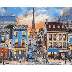 Sdoyuno 40x50cm sơn theo số Bộ tự làm cho người lớn Tranh vải bố đào tạo nội thất bức tranh trang trí phòng khách